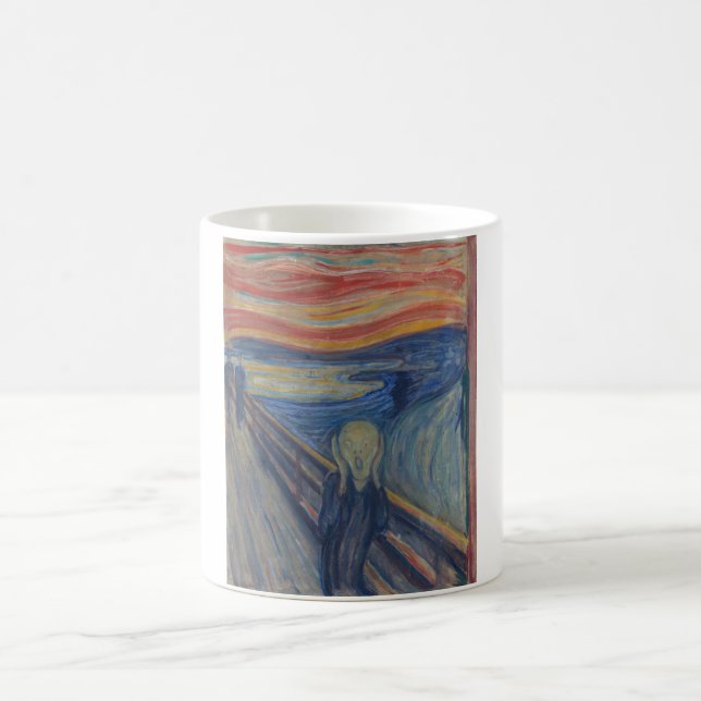 Der Schrei, Edvard Munch Kaffeetasse (Mittel)