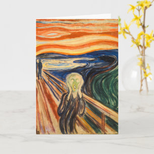 Der Schrei Edvard Munch Karte