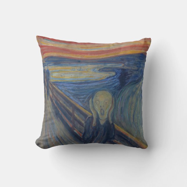 Der Schrei, Edvard Munch Kissen (Vorderseite)