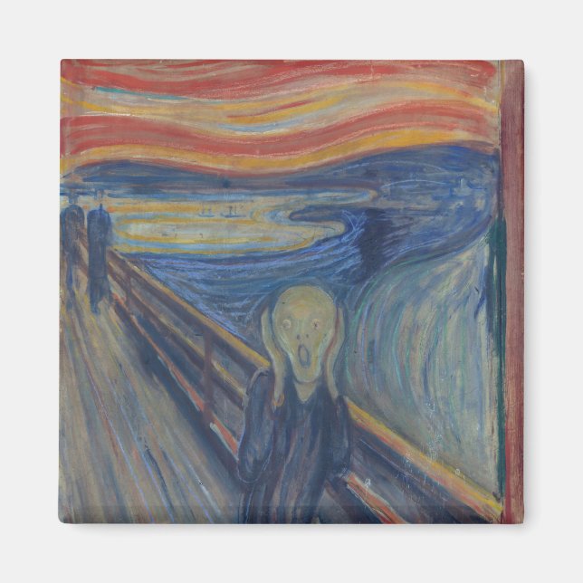 Der Schrei, Edvard Munch Magnet (Vorne)