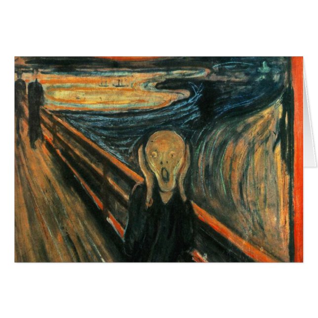Der Schrei Edvard Munch Moderne expressionistische (Vorderseite (Horizontal))