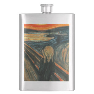 Der Schrei Edvard Munch Moderne expressionistische Flachmann