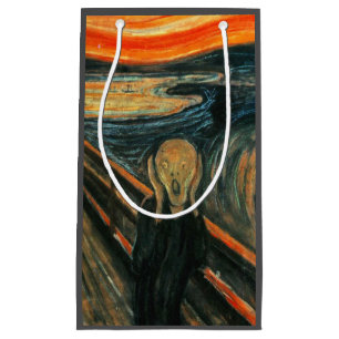 Der Schrei Edvard Munch Moderne expressionistische Kleine Geschenktüte