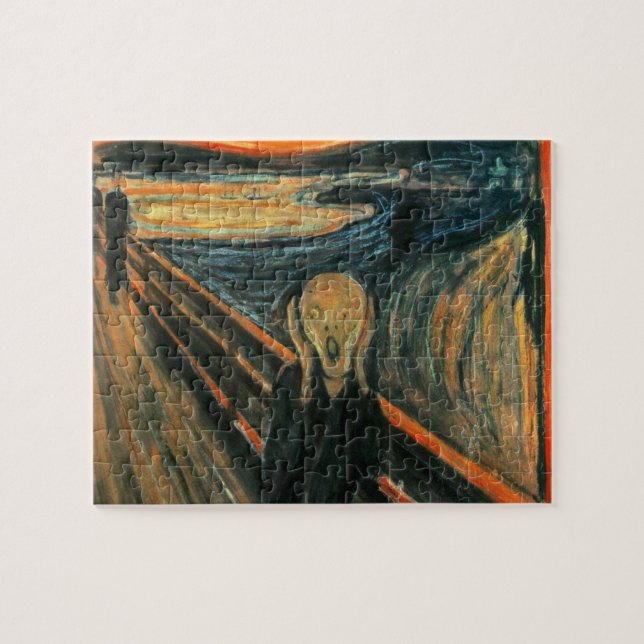 Der Schrei Edvard Munch Moderne expressionistische Puzzle (Horizontal)