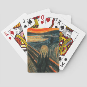 Der Schrei Edvard Munch Moderne expressionistische Spielkarten