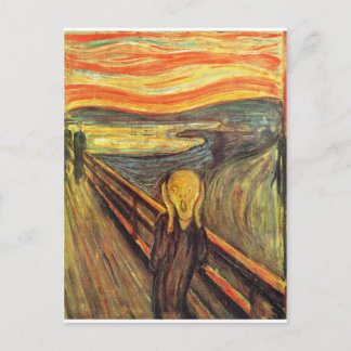 Der Schrei - Edvard Munch Postkarte