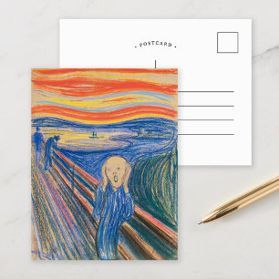 Der Schrei   Edvard Munch Postkarte