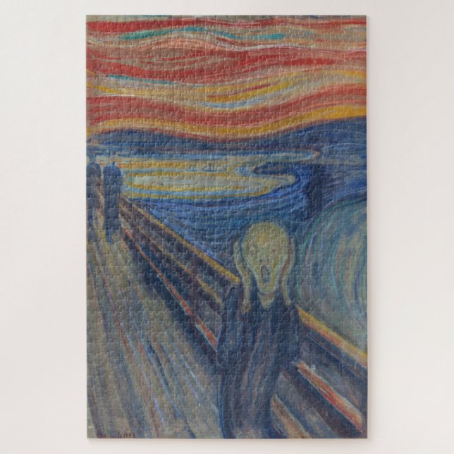 Der Schrei, Edvard Munch Puzzle (Vertikal)