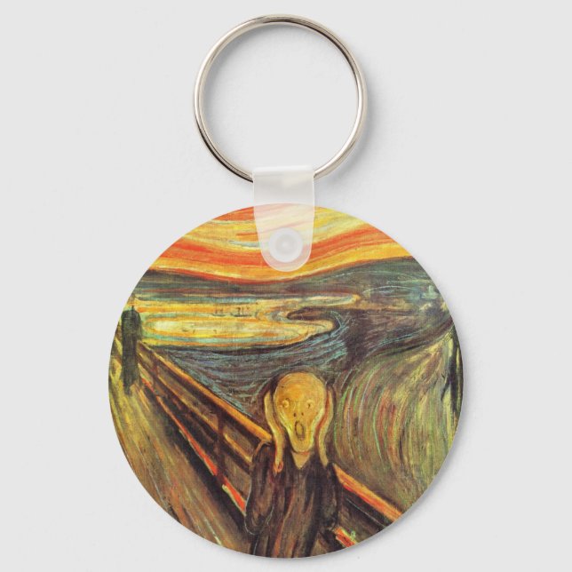Der Schrei - Edvard Munch Schlüsselanhänger (Vorderseite)