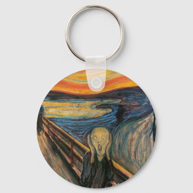 Der Schrei - Edvard Munch Schlüsselanhänger (Vorderseite)