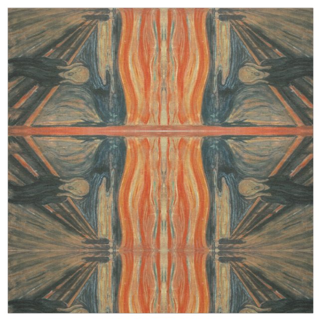 Der Schrei - Edvard Munch Stoff (Muster)