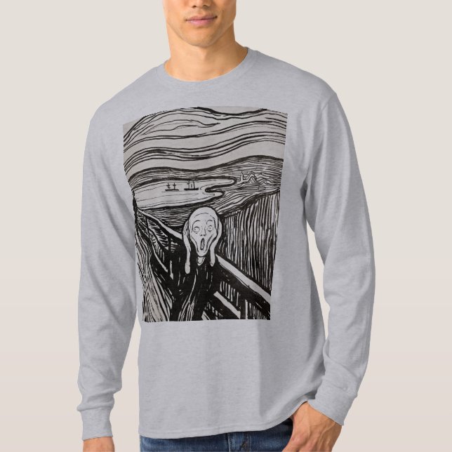 Der Schrei Edvard Munch T-Shirt (Vorderseite)