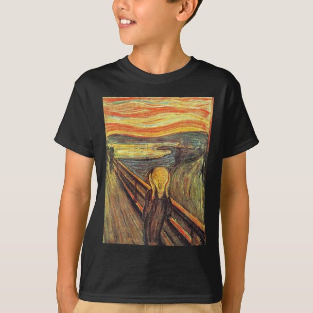Der Schrei - Edvard Munch T-Shirt (Vorderseite)