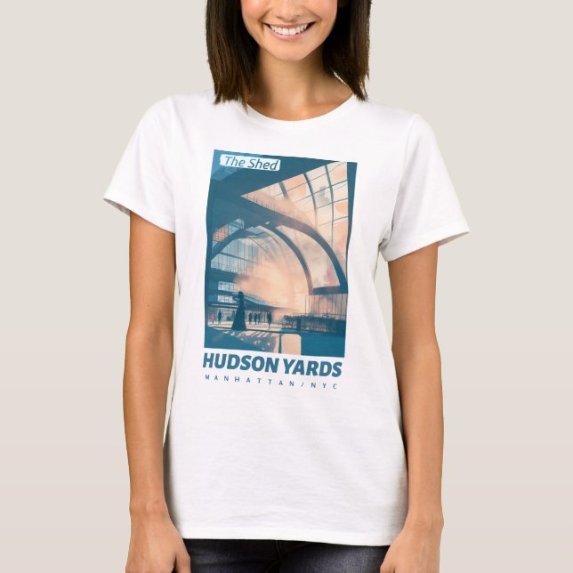 Der Schrei, Hudson Yards, NYC T-Shirt (Vorderseite)