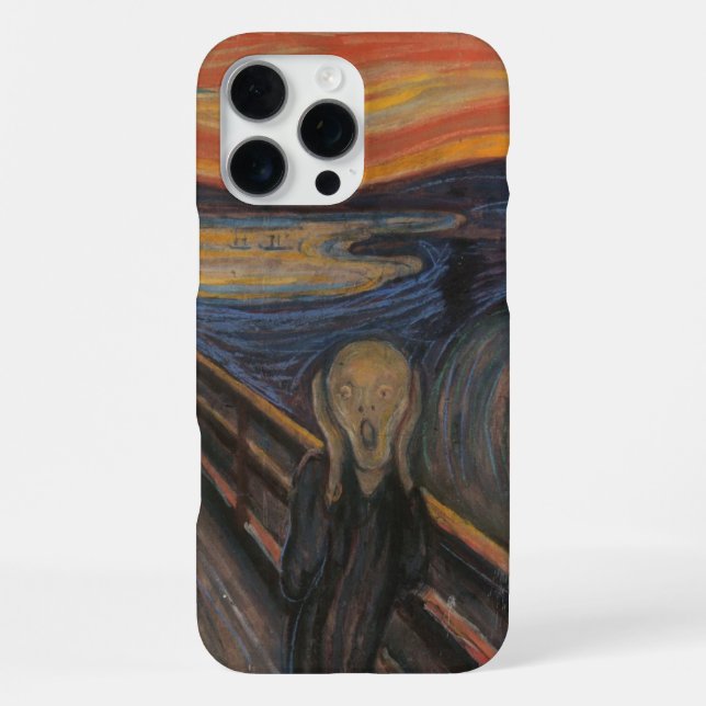 Der Schrei iPhone Hülle (Rückseite)