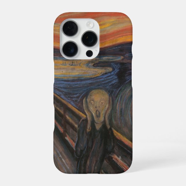 Der Schrei iPhone Hülle (Rückseite)