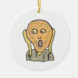 Der Schrei Keramik Ornament