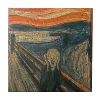 Der Schrei (texturiert) von Edvard Munch Fliese
