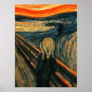 Der Schrei vereint moderne Kunst Abstrakt Poster