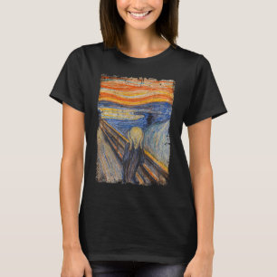 Der Schrei von Edvard Artist Munch Berühmtes Gemäl T-Shirt