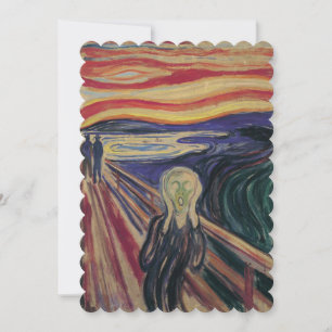 Der Schrei von Edvard Munch, 50-jähriges Party Einladung