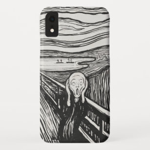 Der Schrei von Edvard Munch Black and White Case-Mate iPhone Hülle