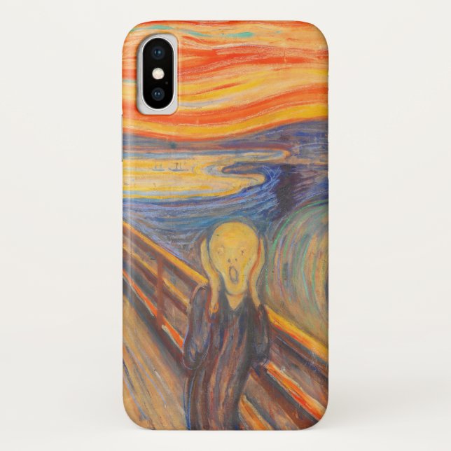Der Schrei von Edvard Munch Case-Mate iPhone Hülle (Rückseite)