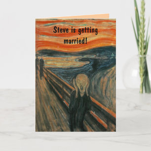 Der Schrei von Edvard Munch Einladung