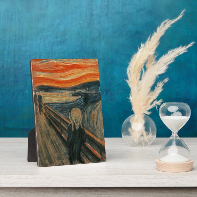 Der Schrei von Edvard Munch Fotoplatte (Seite)