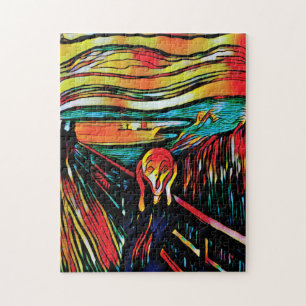 Der Schrei von Edvard Munch Jigsaw Puzzle