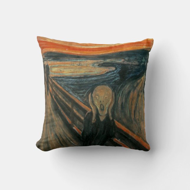 Der Schrei von Edvard Munch Kissen (Vorderseite)