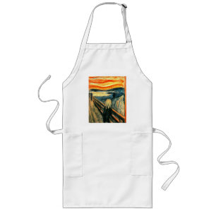 Der Schrei von Edvard Munch Lange Schürze