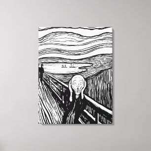 Der Schrei von Edvard Munch Leinwanddruck