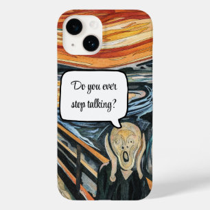 Der Schrei von Edvard Munch Lustige Sprechblase Case-Mate iPhone 14 Hülle