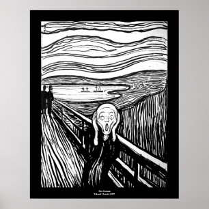 Der Schrei von Edvard Munch Poster