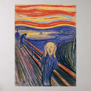 Der Schrei von Edvard Munch Poster