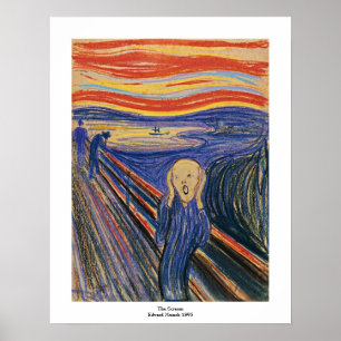 Der Schrei von Edvard Munch Poster