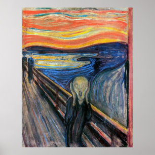 Der Schrei von Edvard Munch Poster