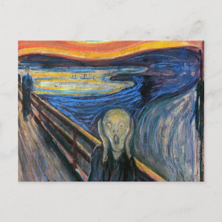 Der Schrei von Edvard Munch Postkarte