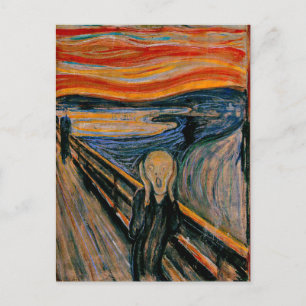 Der Schrei von Edvard Munch Postkarte