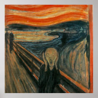 Der Schrei von Edvard Munch, symbolischer Maler