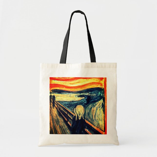 Der Schrei von Edvard Munch Tragetasche (Vorne)