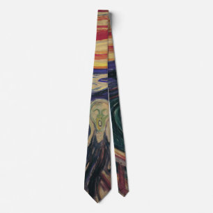 Der Schrei von Edvard Munch, Vintage-Expressionism Krawatte