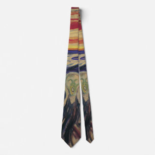 Der Schrei von Edvard Munch, Vintage-Expressionism Krawatte