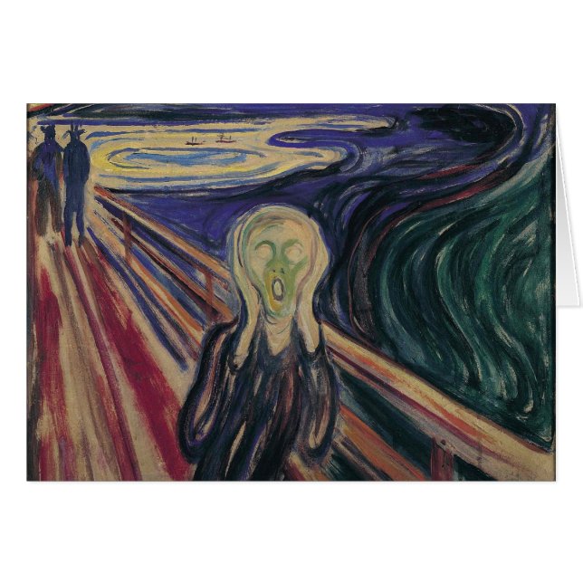 Der Schrei von Edvard Munch, Vintager Expressionis (Vorderseite (Horizontal))