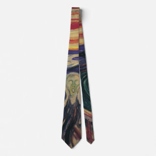 Der Schrei von Edvard Munch, Vintager Expressionis Krawatte