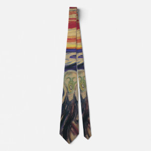 Der Schrei von Edvard Munch, Vintager Expressionis Krawatte