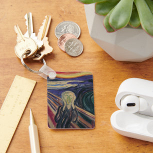 Der Schrei von Edvard Munch, Vintager Expressionis Schlüsselanhänger