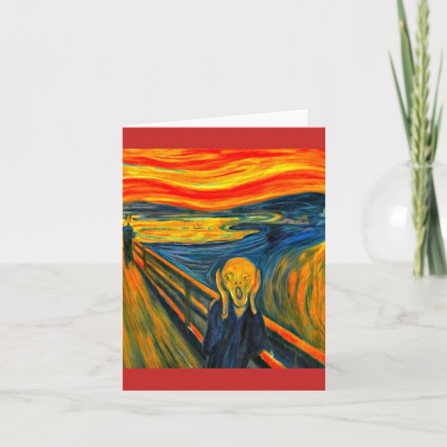 Der Schrei von Munch, FI Art Karte (Vorderseite)