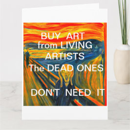 Der Schrei von Munch, Parody Karte